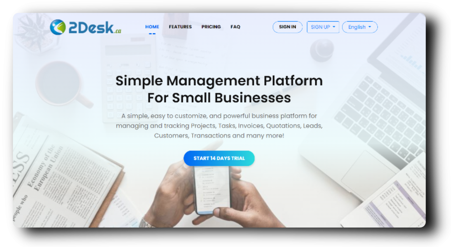 Management Platform For Small Businesses
